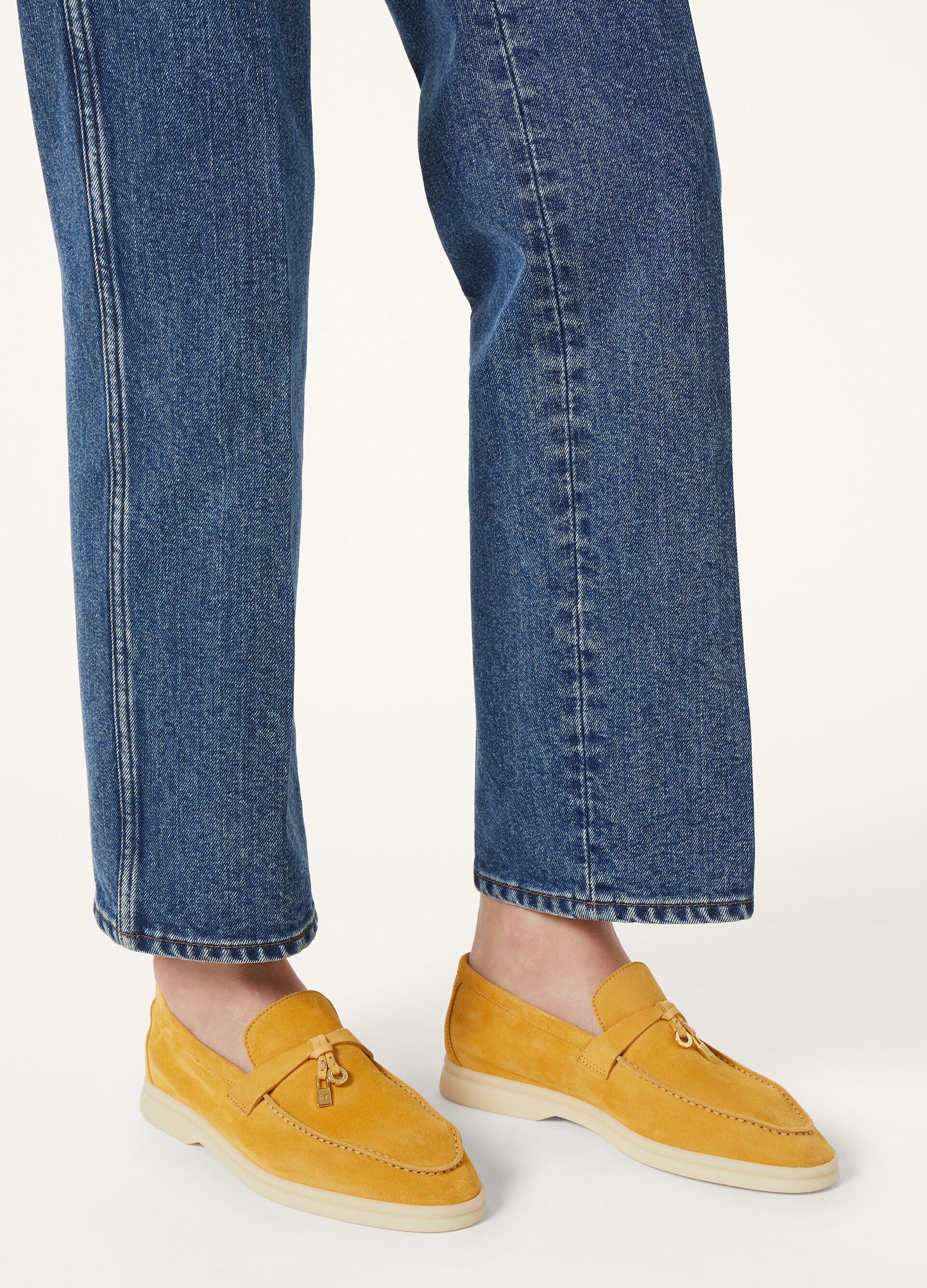 Saffron Tea - Hinoki Wood Summer Charms Walk Loafer  Suede