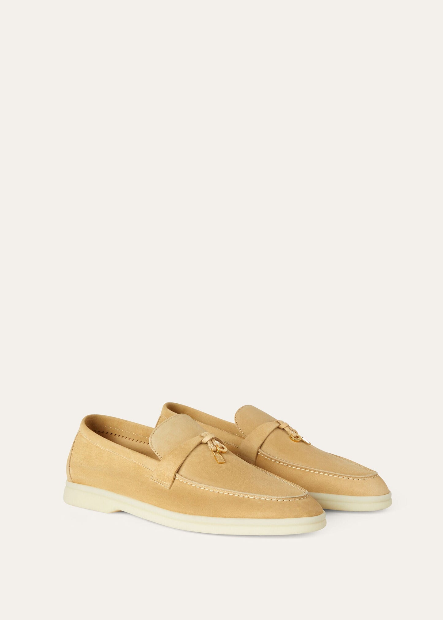 Saffron Tea - Hinoki Wood Summer Charms Walk Loafer  Suede