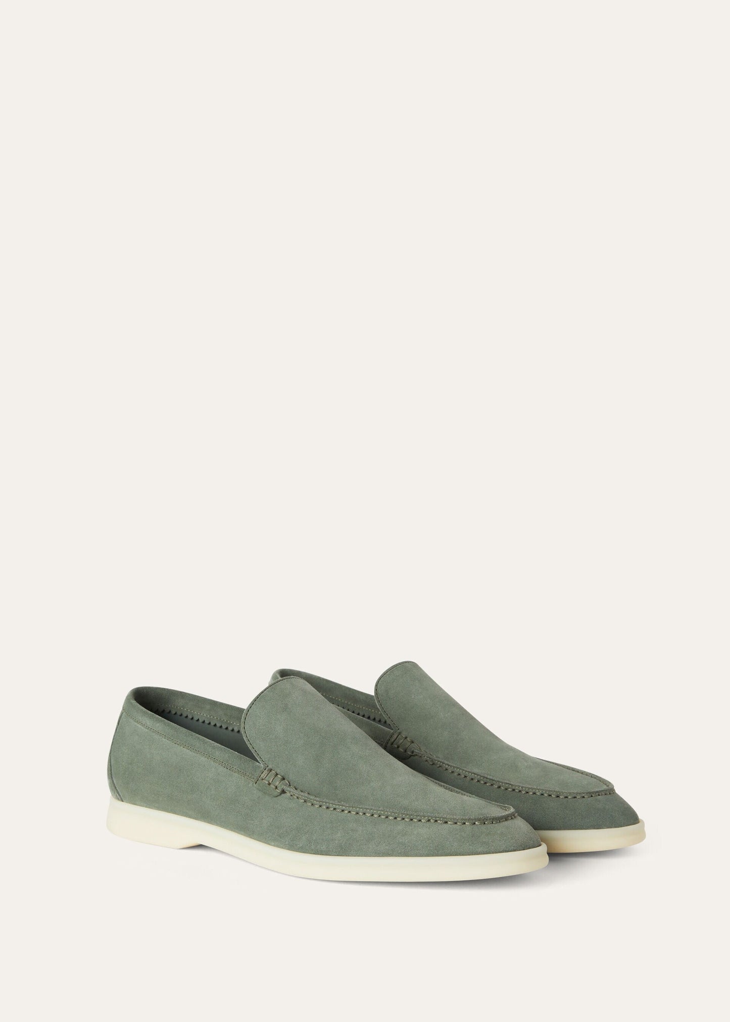 Dark Green - Dijon Mustard Yellow LORO PIANA  Summer Walk Loafer