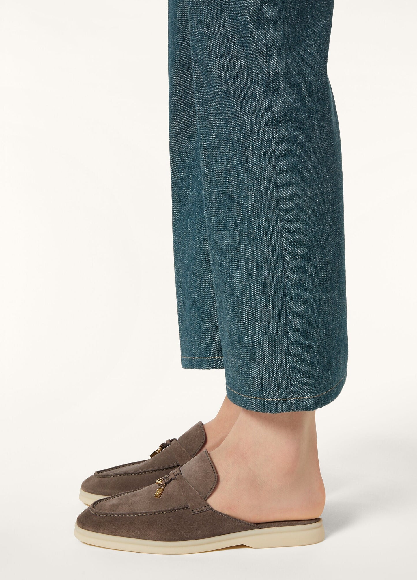 Rain Drops  Babouche Charms Walk Loafer  Suede