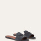 Navy Blue - Fireplace Summer Charms Sandal  Suede Goatskin