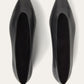 Black - Fireplace Rebecca Ballet Flat  Calfskin