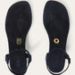 Navy Blue - Kyoto Orange  Mindil Sandal  Suede