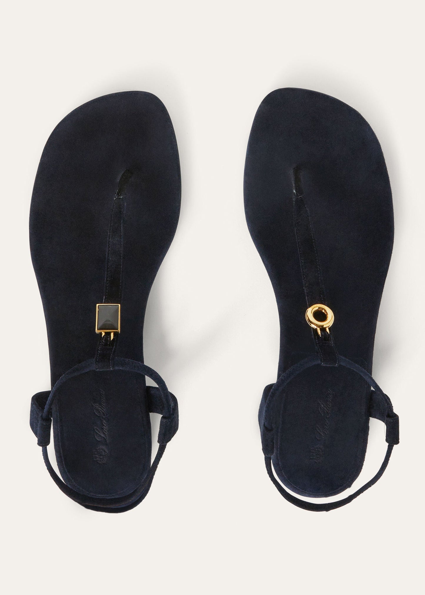 Navy Blue - Kyoto Orange  Mindil Sandal  Suede
