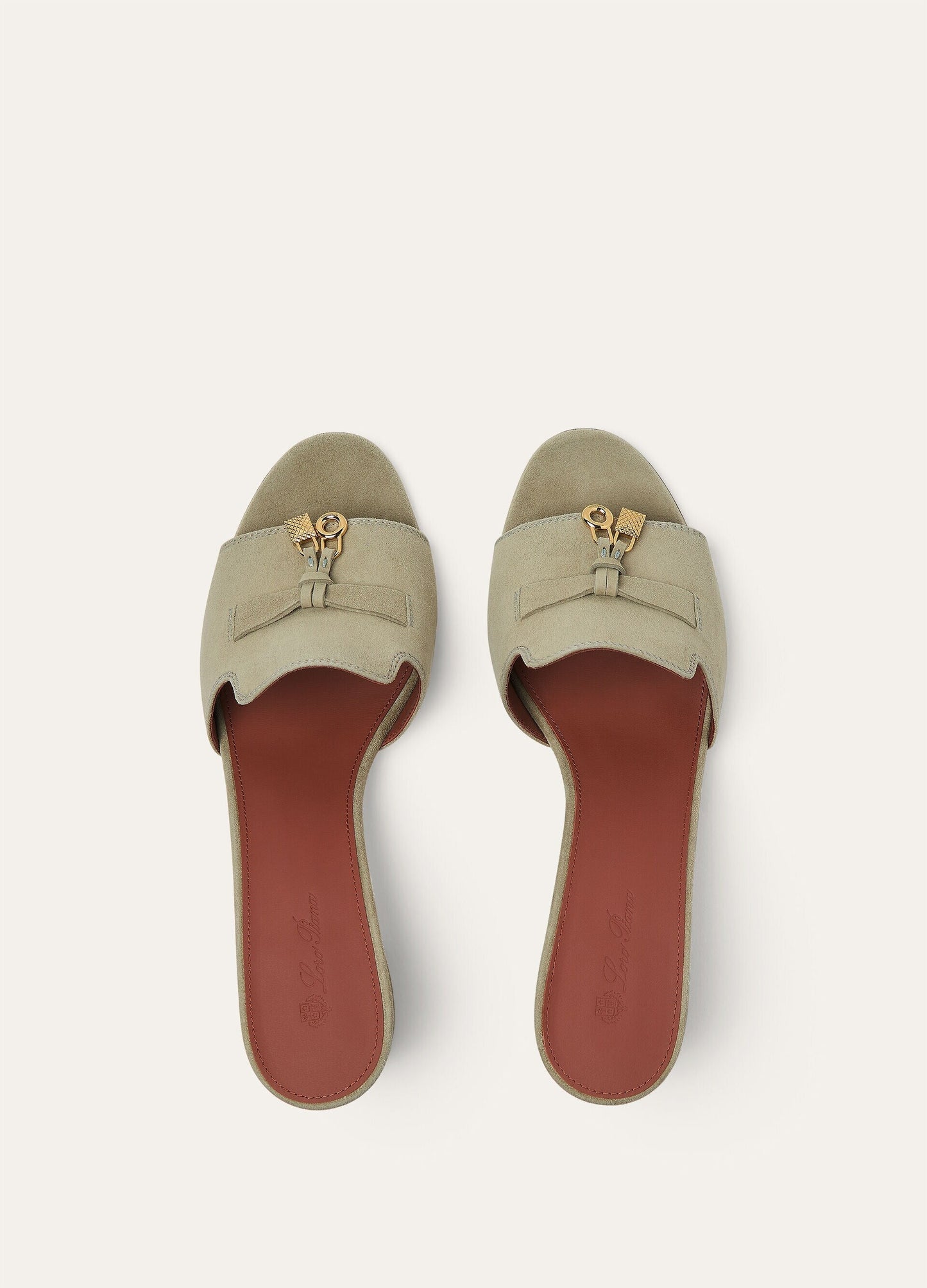 Summer Charms Heeled Mule  Suede Goatskin