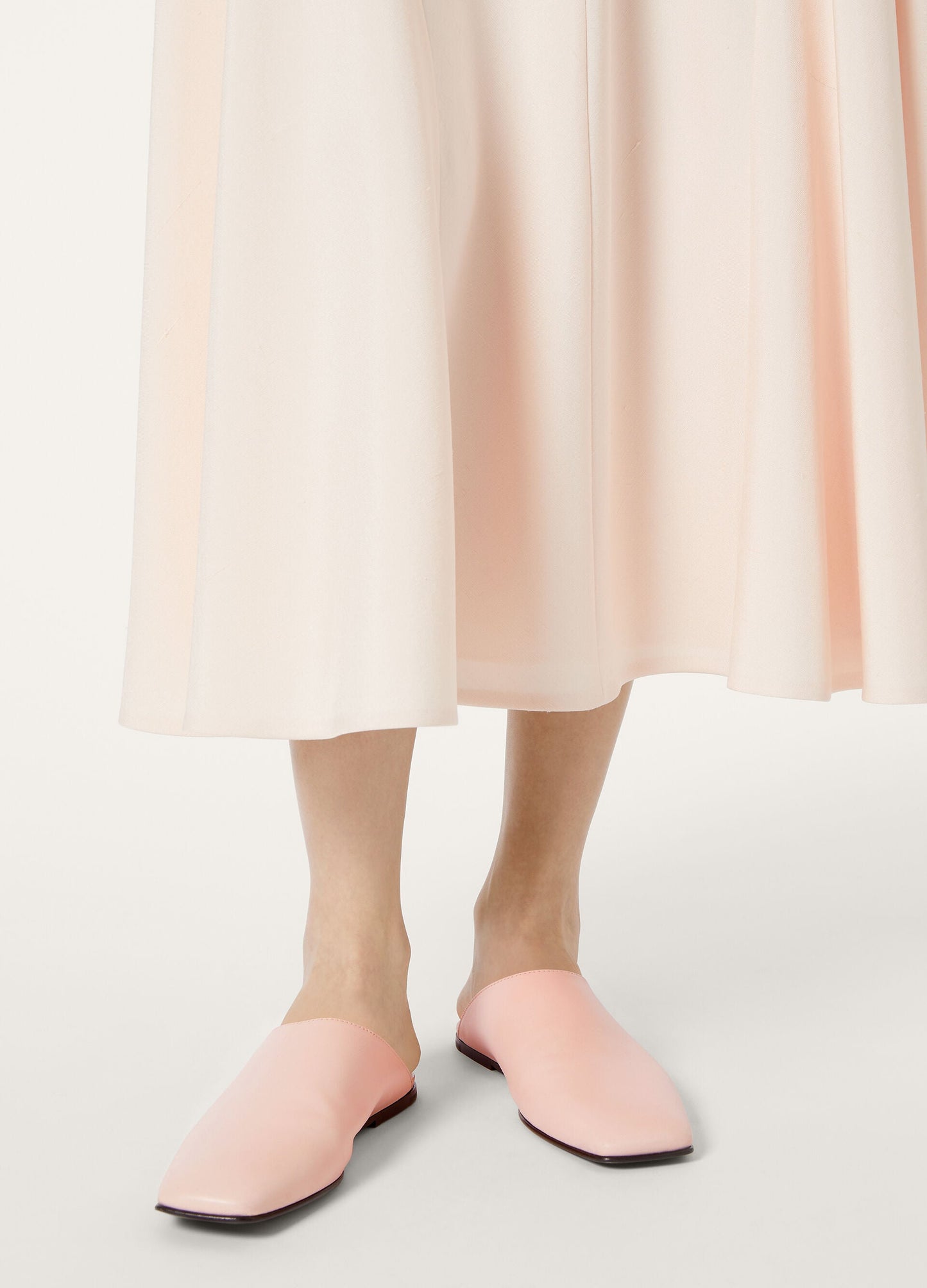 Alba Flat Mule  Lambskin