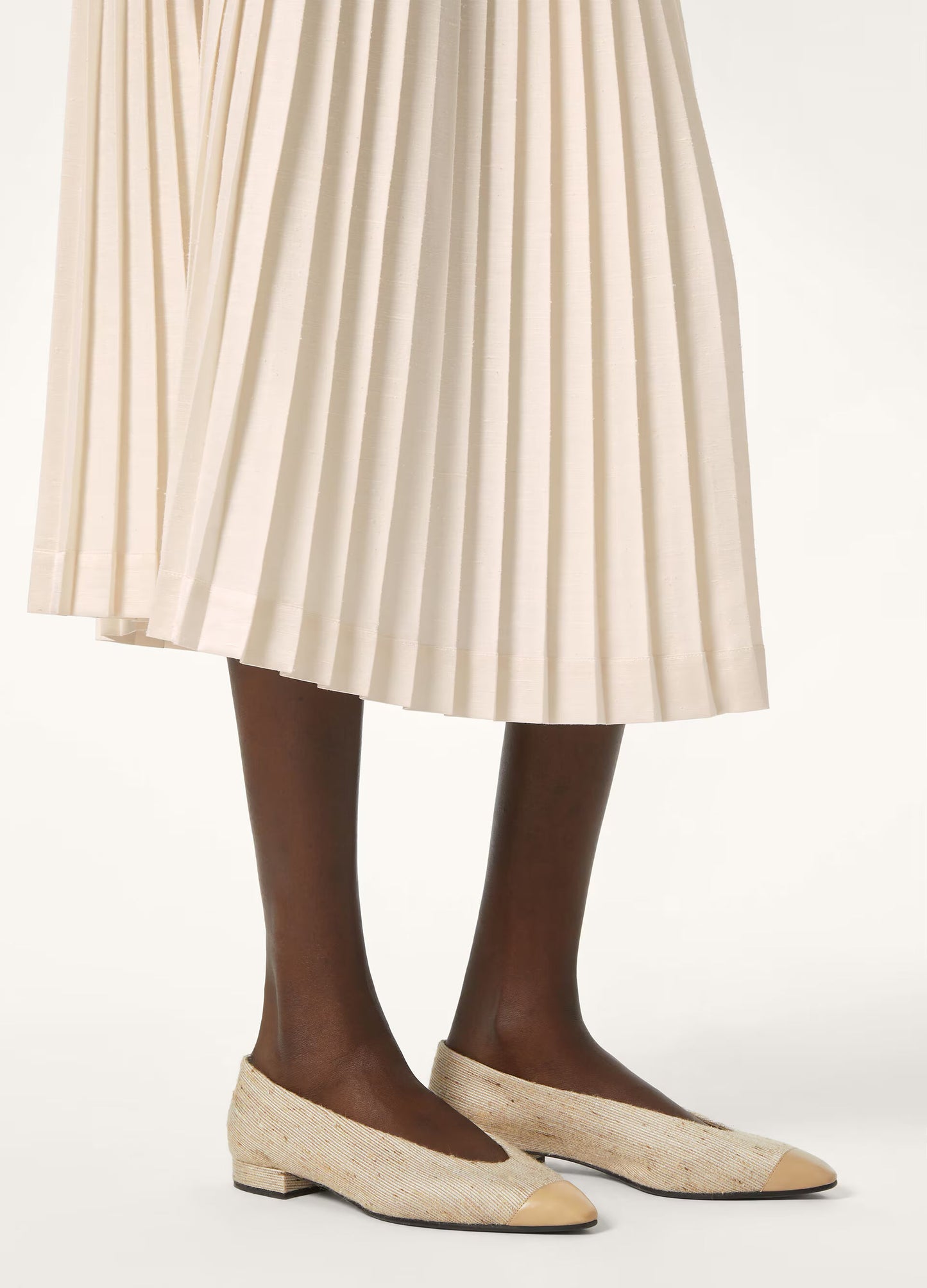 Rebecca Ballet Flat  Viscose, Silk