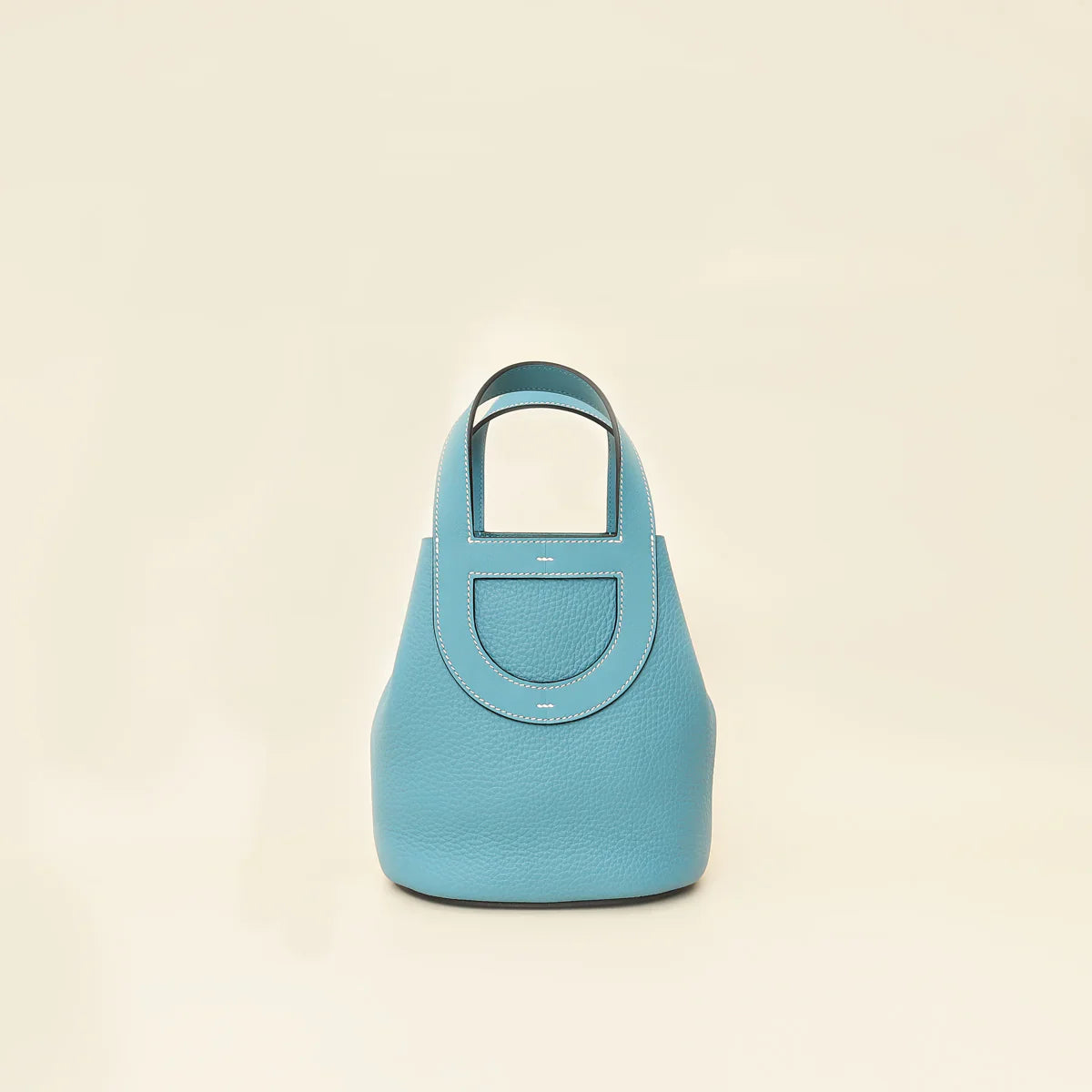 Hermes Blue Jean Stitch In-The-Loop 18 Bag