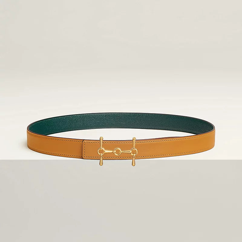 H Equestre Belt Buckle & Hermès Sur Mer Reversible Leather Strap 24 MM