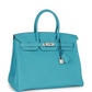 Hermès Special Order (HSS) Birkin 35 Bleu du Nord Verso Togo Brushed Palladium Hardware