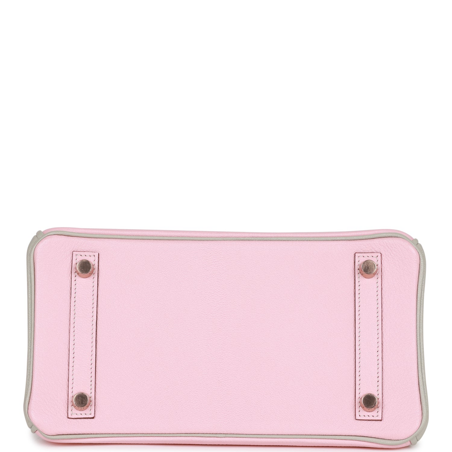 Hermès Special Order (HSS) Birkin 25 Rose Sakura and Gris Perle Chevre Mysore Rose Gold Hardware