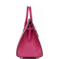 Birkin 25 Rose Pourpre Veau Madame Palladium Hardware