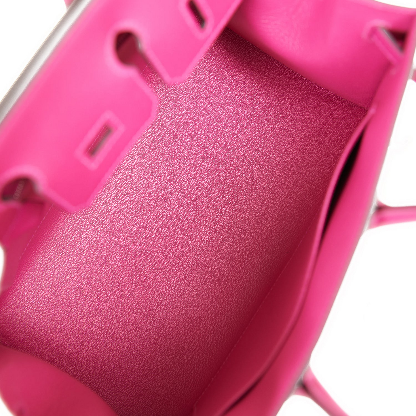 Birkin 25 Rose Pourpre Veau Madame Palladium Hardware