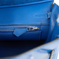 Birkins 25 Bleu Saphir Niloticus Lizard Palladium Hardware