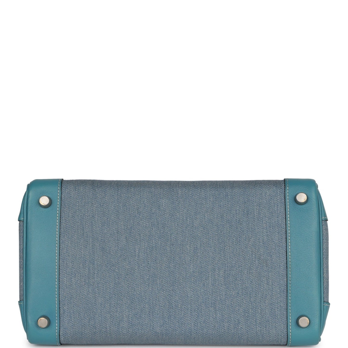 Vintage Hermès Birkin 30 Blue Jean Gulliver and Denim Palladium Hardware