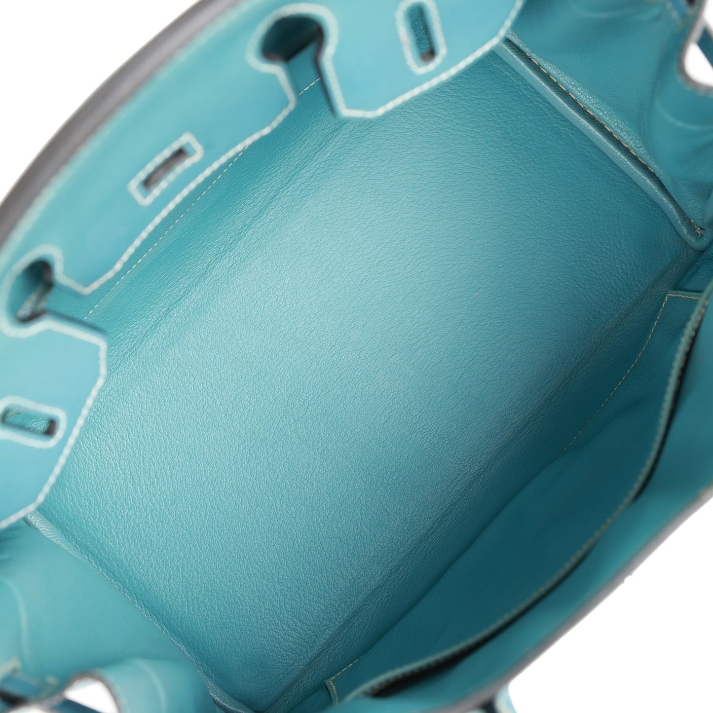 Vintage Hermès Birkin 30 Blue Jean Gulliver and Denim Palladium Hardware