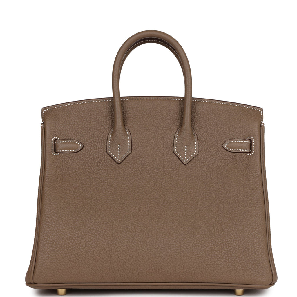 Birkins 25 Etoupe Togo Gold Hardware