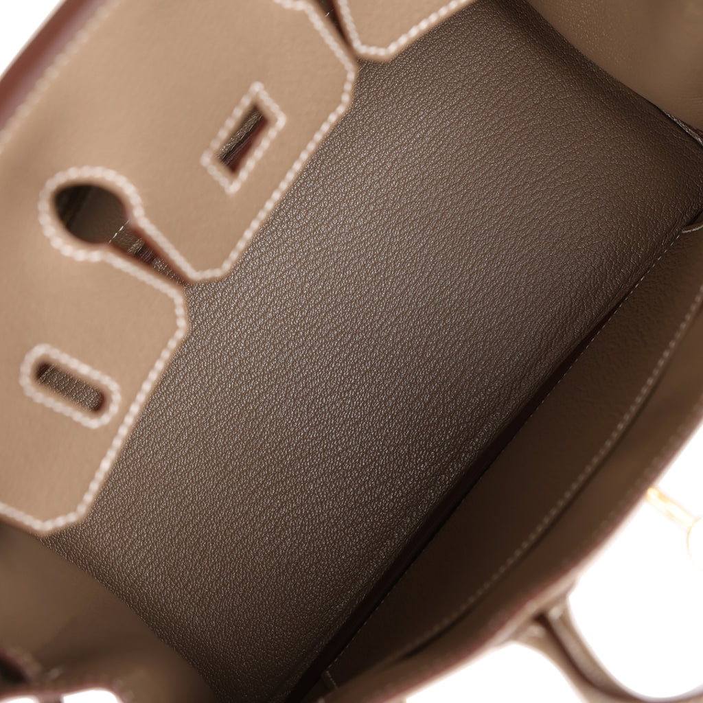 Birkins 25 Etoupe Togo Gold Hardware
