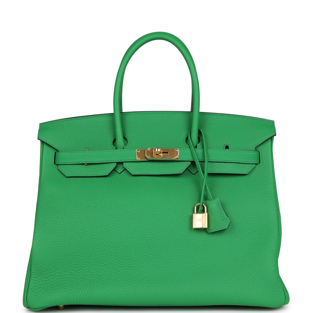 Birkin 35 Bambou Togo Gold Hardware