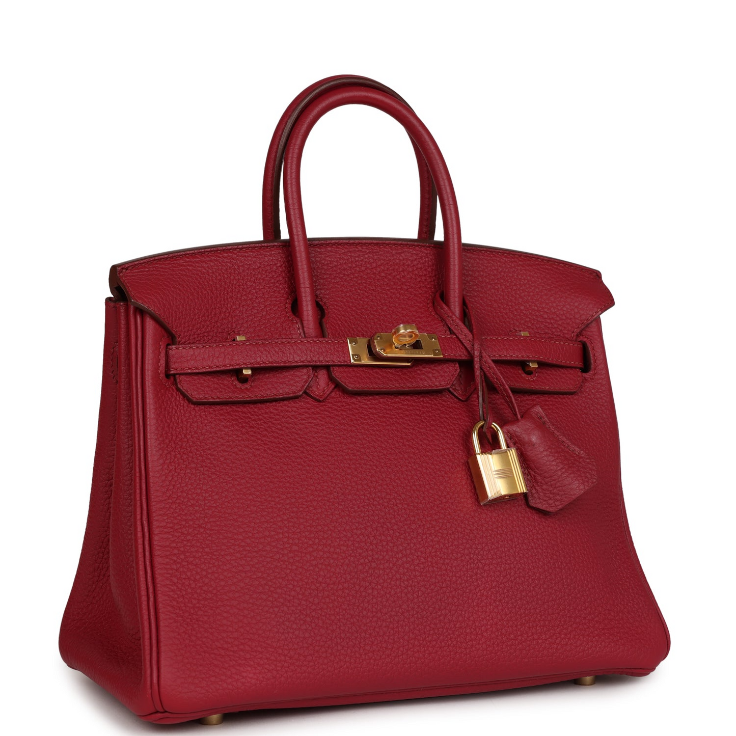Birkin 25 Rubis Togo Gold Hardware
