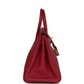Birkin 25 Rubis Togo Gold Hardware