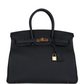 Birkin 35 Black Togo Rose Gold Hardware