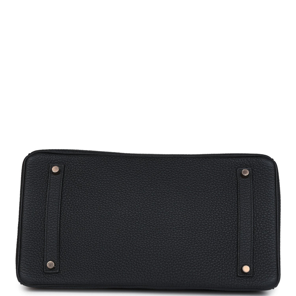 Birkin 35 Black Togo Rose Gold Hardware