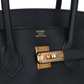 Birkin 35 Black Togo Rose Gold Hardware