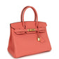 Hermès Special Order (HSS) Birkin 30 Rose Candy Togo Gold Hardware