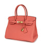 Hermès Special Order (HSS) Birkin 30 Rose Candy Togo Gold Hardware