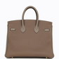 Hermès Special Order (HSS) Birkin 25 Etoupe and Etain Togo Brushed Gold Hardware