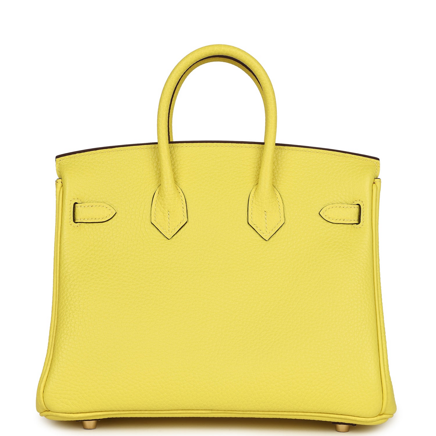 Hermès Special Order (HSS) Birkin 25 Lime Verso Clemence Permabrass Hardware