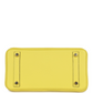Hermès Special Order (HSS) Birkin 25 Lime Verso Clemence Permabrass Hardware