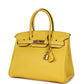 Birkin 30 Jaune de Naples Novillo Gold Hardware