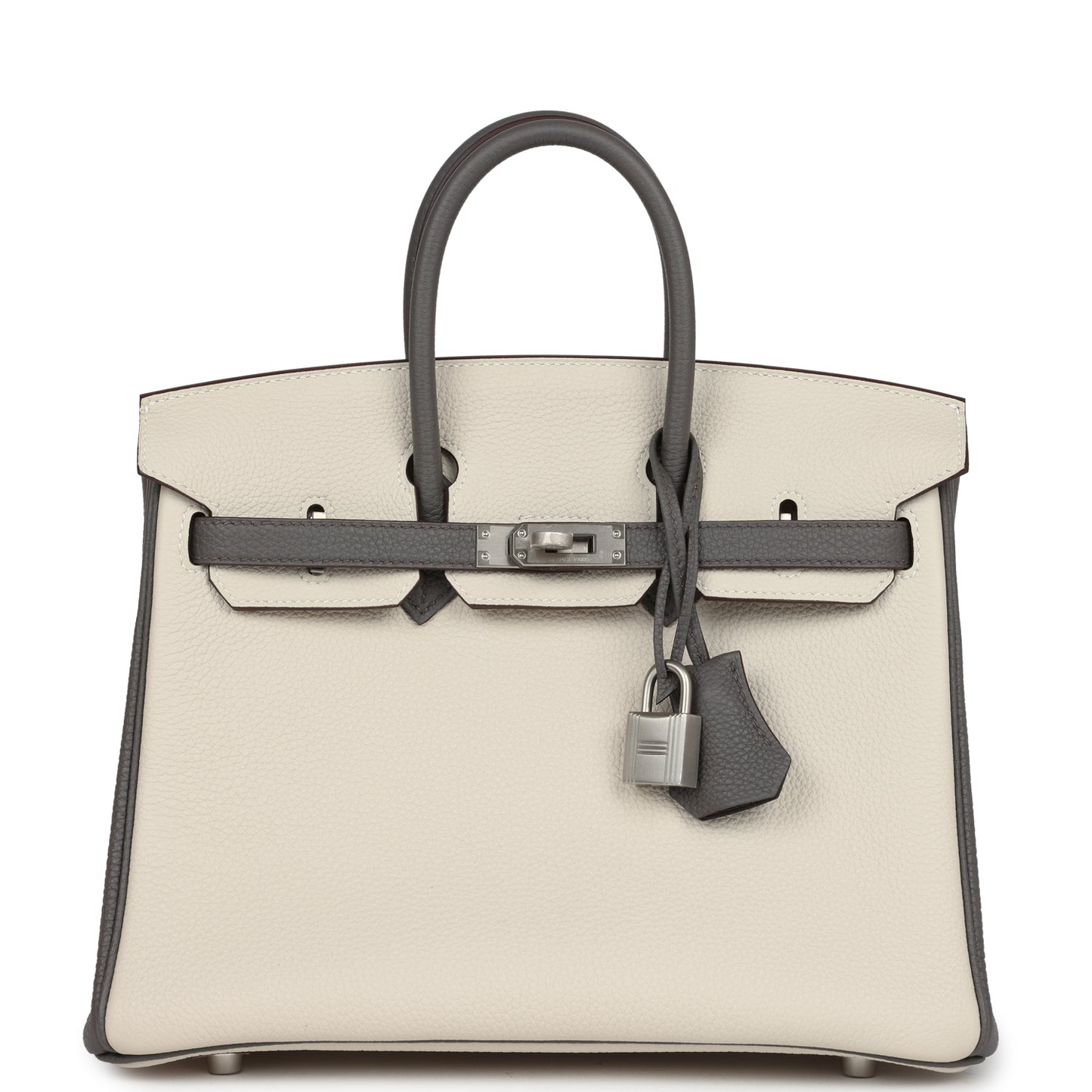 Hermès Special Order (HSS) Birkin 25 Beton and Etain Togo Brushed Palladium Hardware
