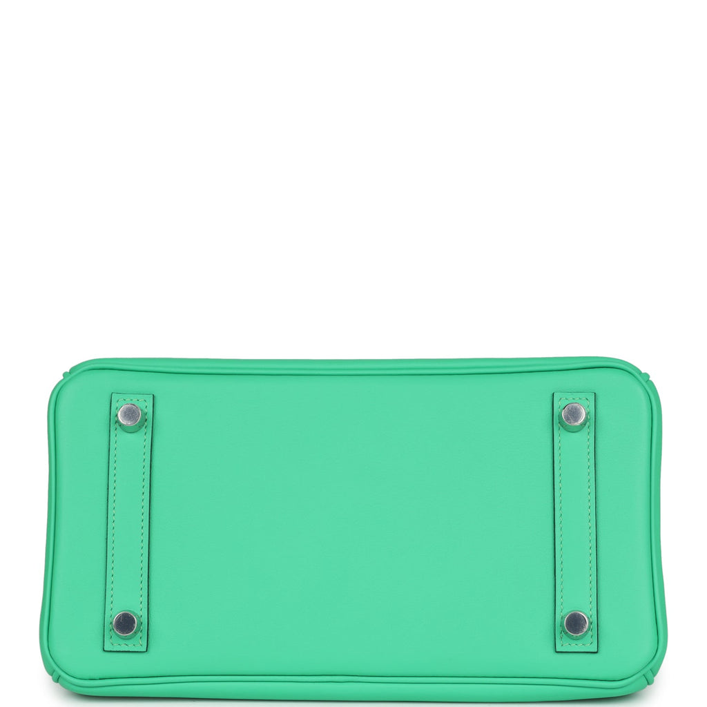 Birkin 25 Vert Comics Swift Palladium Hardware