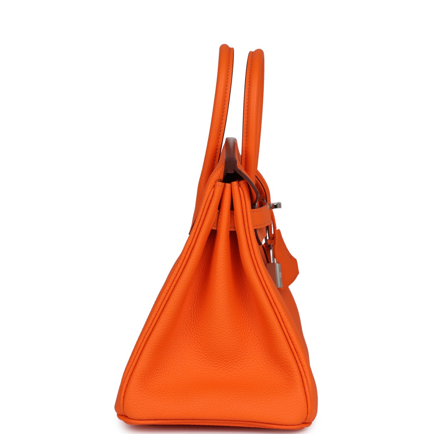 Birkin 25 Orange Minium Togo Palladium Hardware