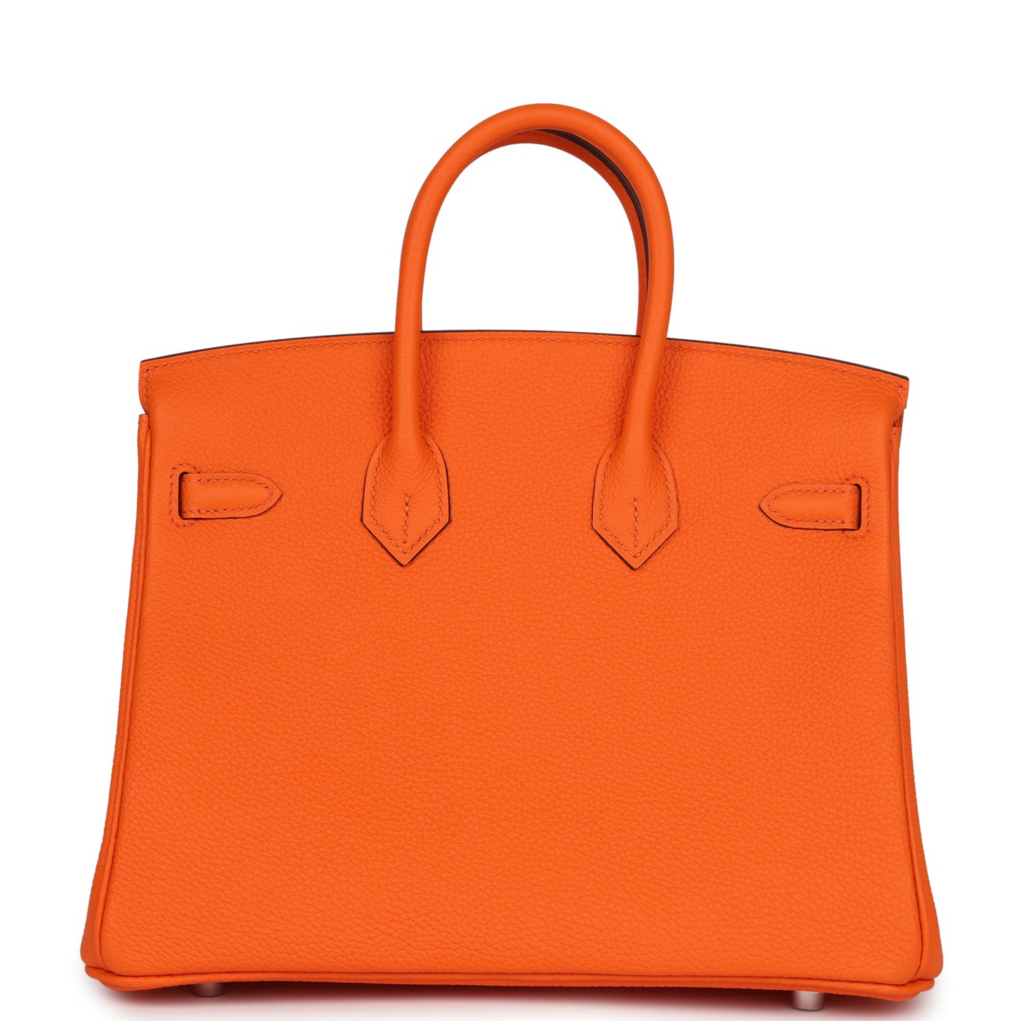 Birkin 25 Orange Minium Togo Palladium Hardware
