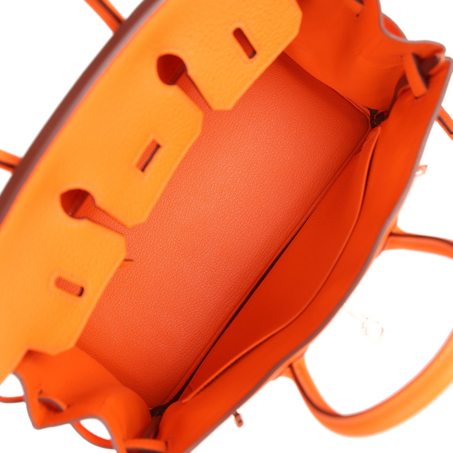 Birkin 25 Orange Minium Togo Palladium Hardware