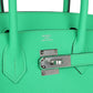 Birkin 30 Vert Comics Togo Palladium Hardware