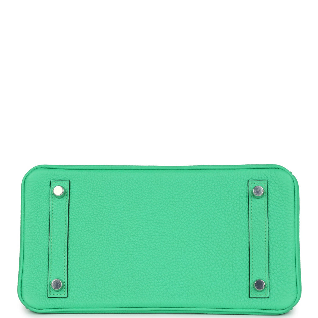 Birkin 25 Vert Comics Togo Palladium Hardware