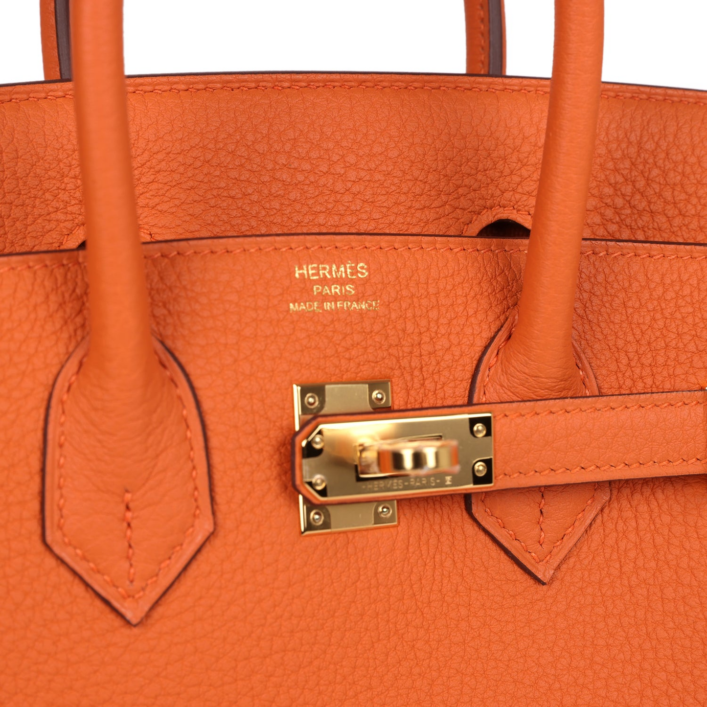 Birkin 25 Orange Togo Gold Hardware