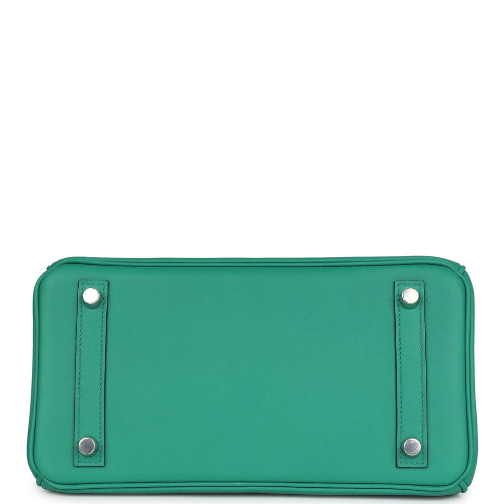Birkin 25 Vert Vertigo Verso Swift Palladium Hardware