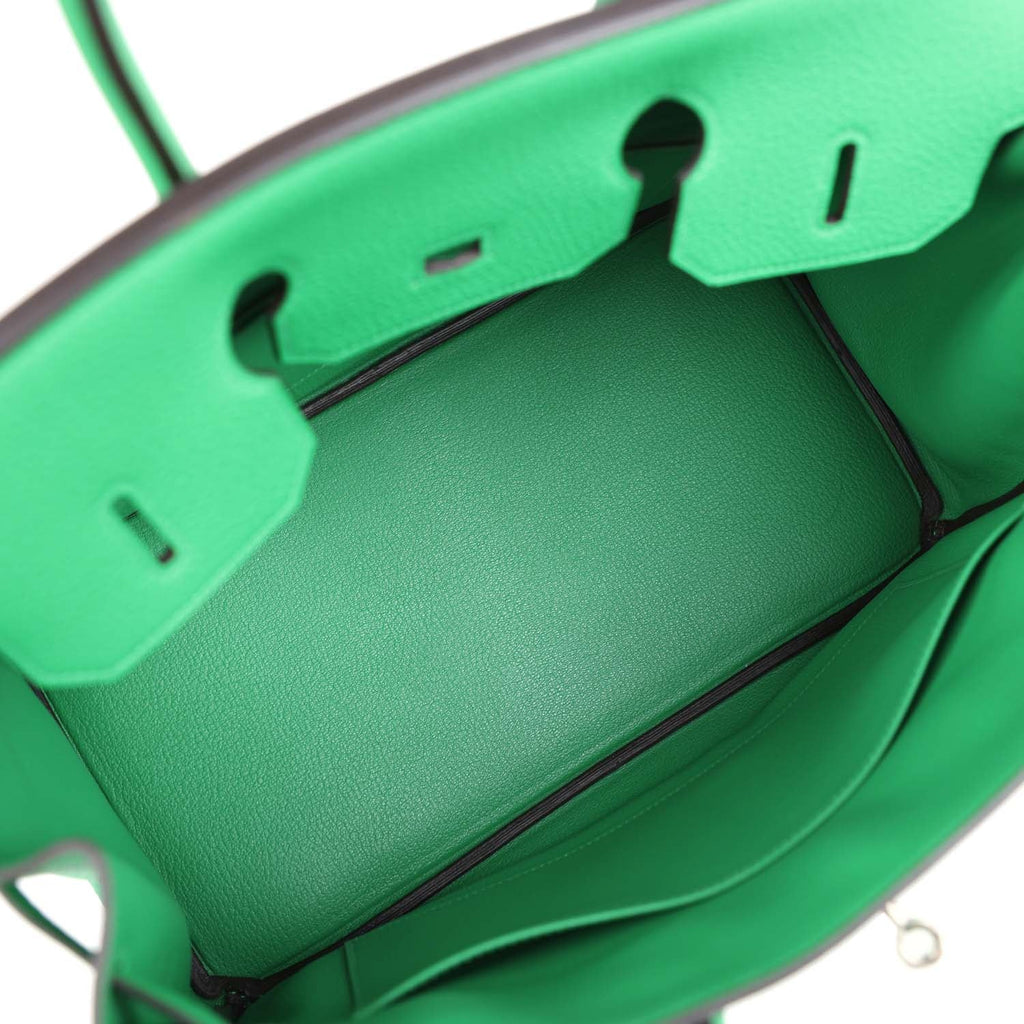 Birkin 35 Bambou Togo Palladium Hardware