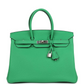 Birkin 35 Bambou Togo Palladium Hardware