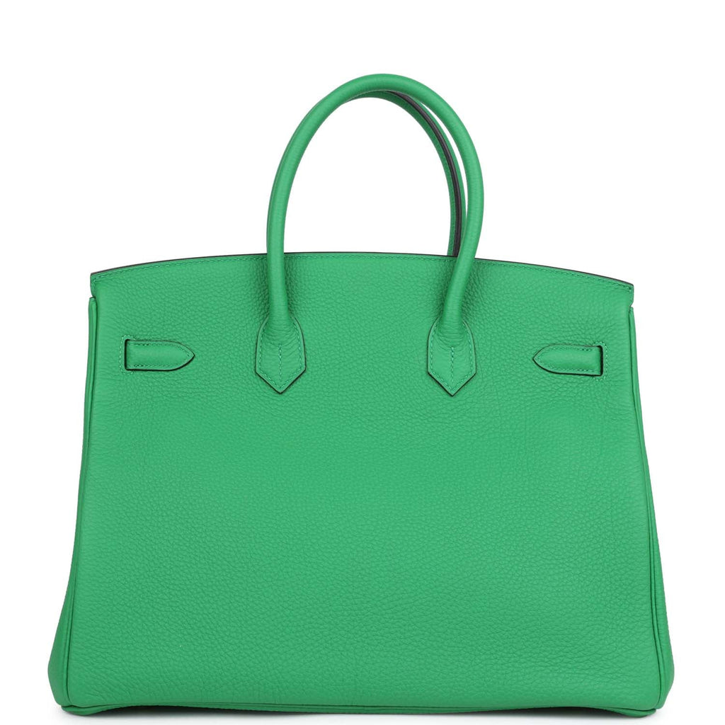Birkin 35 Bambou Togo Palladium Hardware