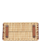 Birkins 25 Gold Swift and Stripe Wicker Palladium Hardware