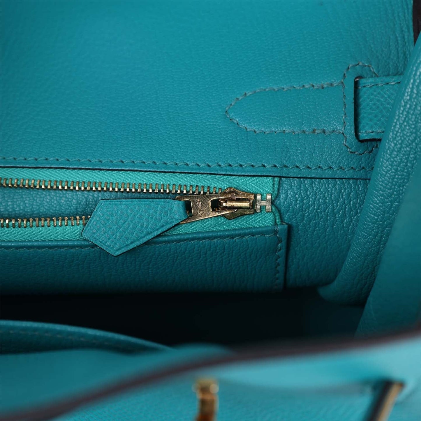 Birkin 30 Bleu Paon Epsom Gold Hardware