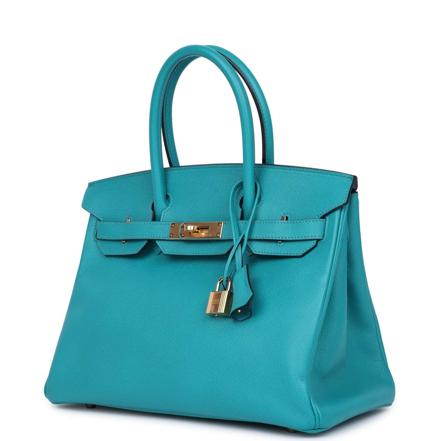 Birkin 30 Bleu Paon Epsom Gold Hardware