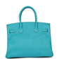 Birkin 30 Bleu Paon Epsom Gold Hardware